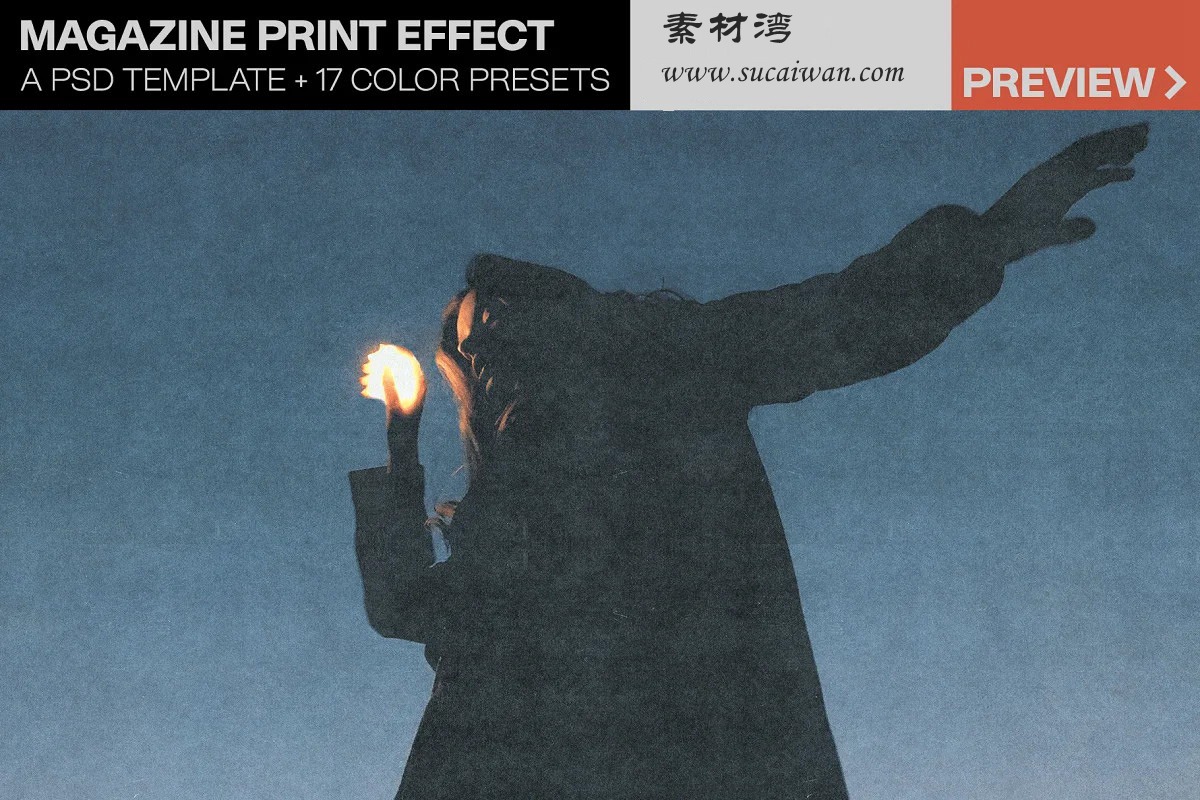 潮流复古人物做旧颗粒噪点杂志照片效果滤镜PS样机MOCKUP设计素材 Magazine Print Effect , 第1张-素材湾丨精选海外优质设计素材资源 潮流复古人物做旧颗粒噪点杂志照片效果滤镜PS样机MOCKUP设计素材 Magazine Print Effect , sucaiwan.com