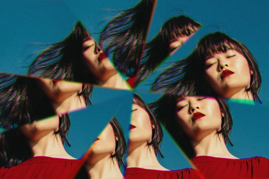 万花筒照片效果Photoshop设计模板 Prism Kaleidoscope Photo Effect 图片素材 sucaiwan.com