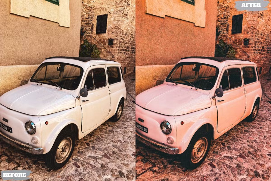 模拟复古人像深色街拍摄影后期调色Lightroom预设 Analoge Retro-Lightroom-Voreinstellungen für Desktop und Handy 插件预设 sucaiwan.com