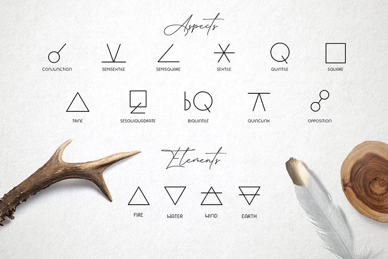 12星座符号图案矢量素材，AI PNG格式 图片素材 sucaiwan.com