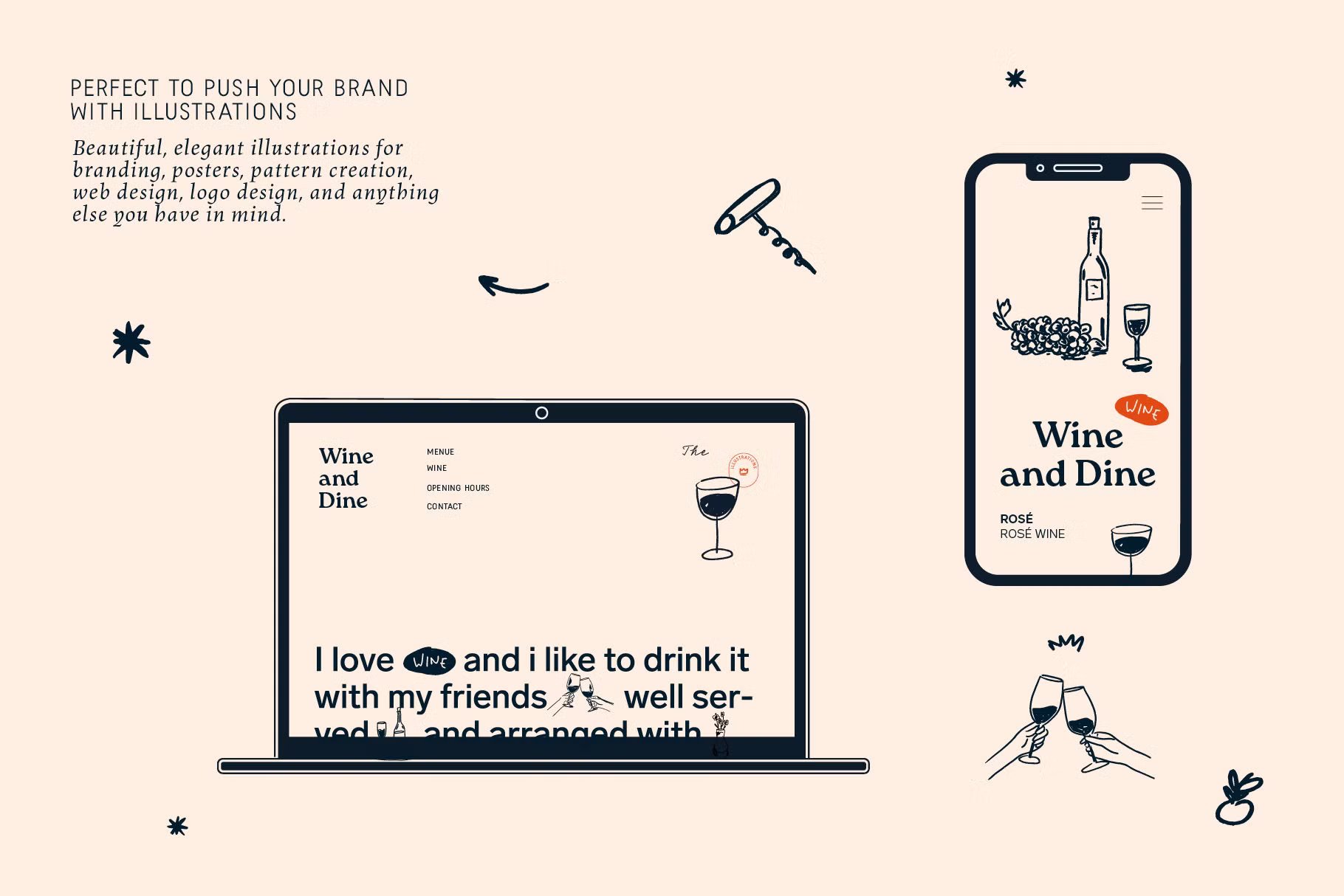品牌海报图案创作网页设计标志设计自然气息葡萄酒矢量手绘插画PNG/AI矢量设计图形 Wine vector Illustrations 图片素材 第7张-素材湾丨精选海外优质设计素材资源 品牌海报图案创作网页设计标志设计自然气息葡萄酒矢量手绘插画PNG/AI矢量设计图形 Wine vector Illustrations 图片素材 sucaiwan.com