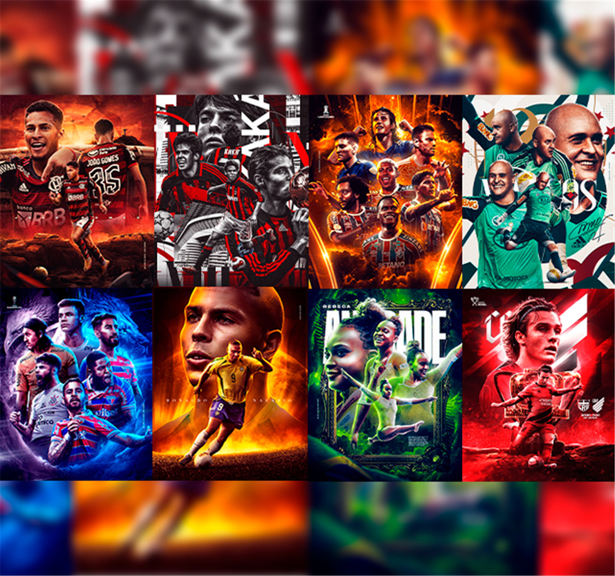 107款超巨量体育赛事运动篮球足球音乐专辑封面赛博迷幻Y2K多风格PSD海报KV广告设计排版分层源文件大合集 Supreme Pack PSD , sucaiwan.com