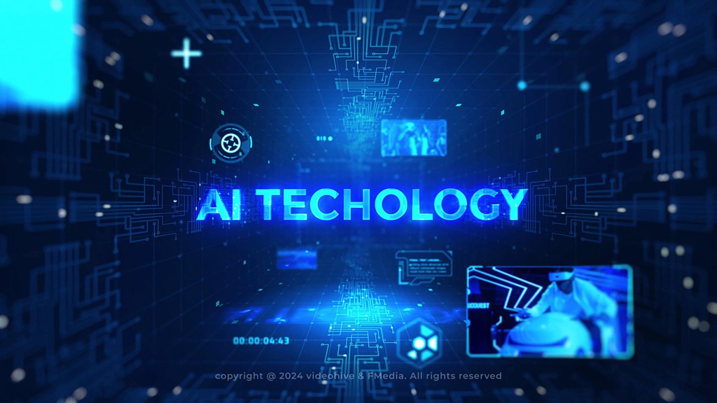 AE模板-ai人工智能数字机构技术幻灯片在线通信企业宣传片动画 Technology Promo Opener 影视音频 sucaiwan.com