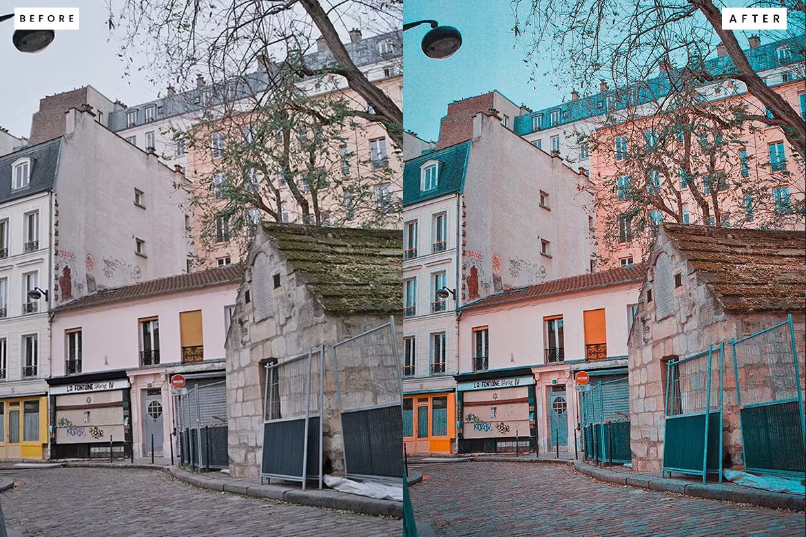 电影大片质感街道旅拍摄影后期调色Lightroom预设 Lightroom Presets für Film Street 插件预设 sucaiwan.com