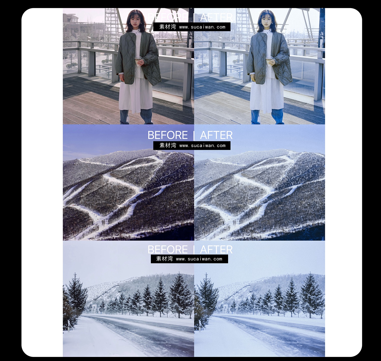 45款哈苏电影感胶片调色预设哈苏X5仿冲扫胶片黄蓝调PS滤镜LUT调色FCPX优质精选预设 APP UI 第8张-素材湾丨精选海外优质设计素材资源 45款哈苏电影感胶片调色预设哈苏X5仿冲扫胶片黄蓝调PS滤镜LUT调色FCPX优质精选预设 APP UI sucaiwan.com