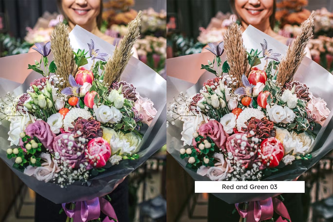 植物花卉自然旅拍摄影后期Lightroom预设及电影调色LUT预设 20 Lightroom Presets und LUTs für Blumen 插件预设 sucaiwan.com