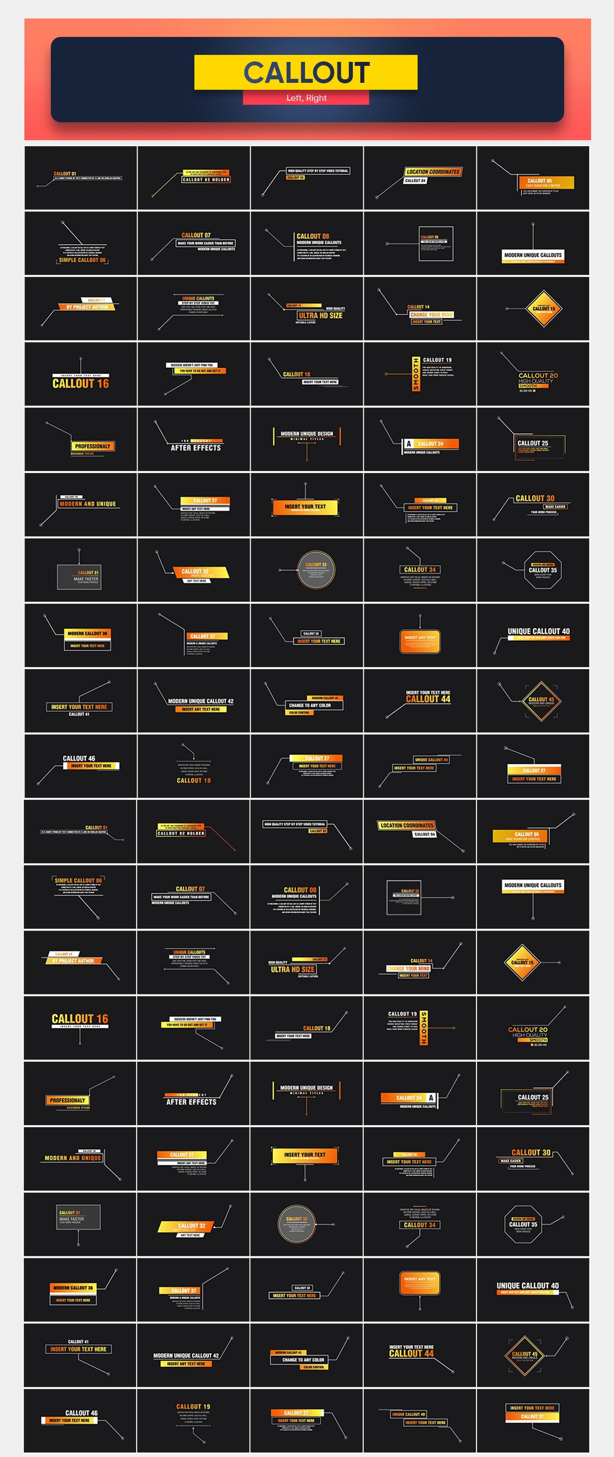 PR扩展脚本-1600+动态图形资源库文字标题转场LOGO背景动画 Pack | Nonmotion Graphics Library | Extension for Premiere Pro 影视音频 sucaiwan.com