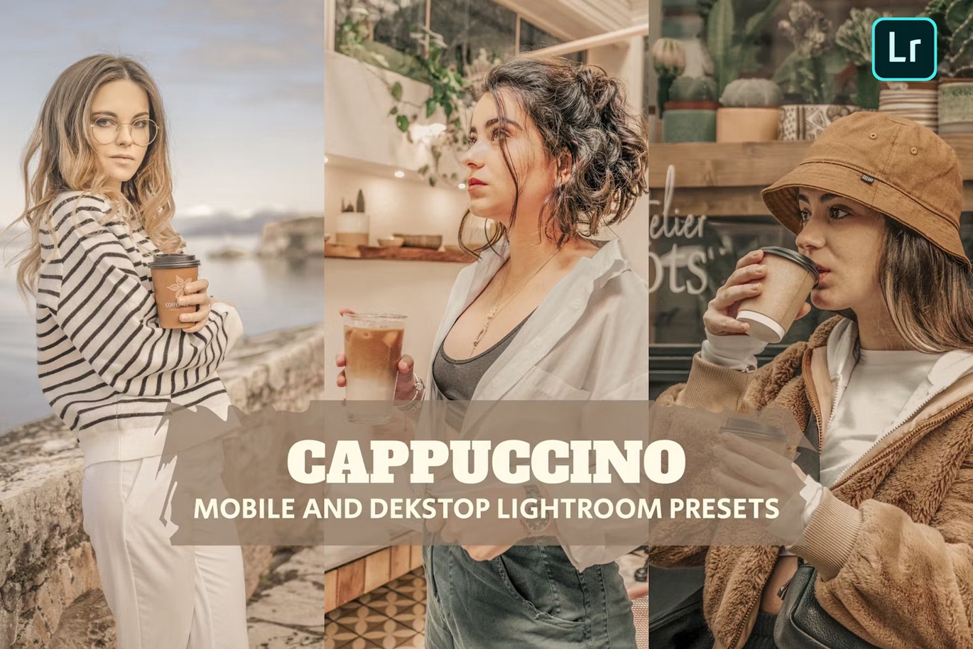 卡布奇诺人像旅拍摄影后期调色Lightroom预设 Cappuccino Lightroom Presets für Desktop und Handy 插件预设 sucaiwan.com