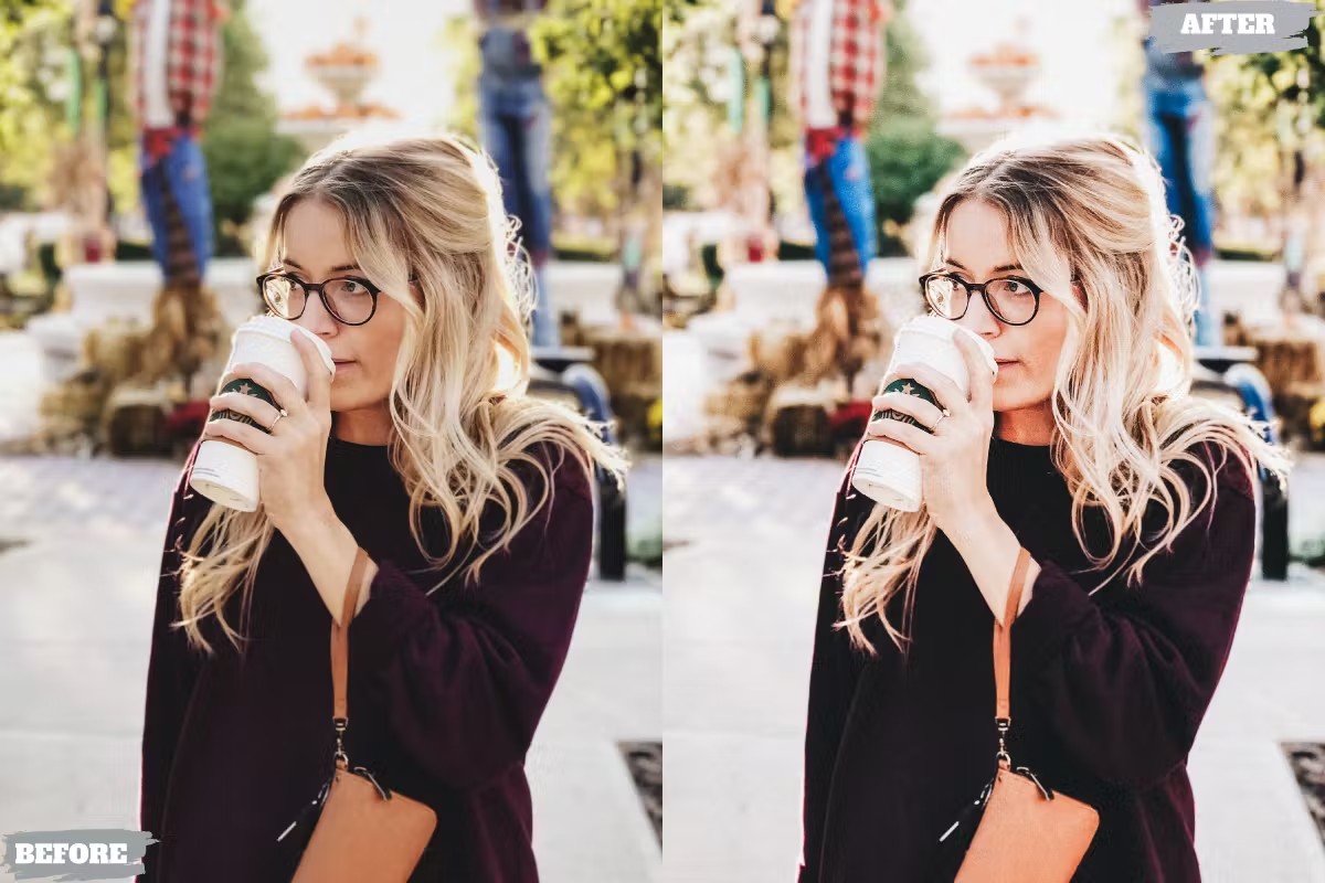 咖啡深棕色调人像旅拍摄影后期调色Lightroom预设 Coffee Lightroom Presets für Desktop und Handy 插件预设 sucaiwan.com