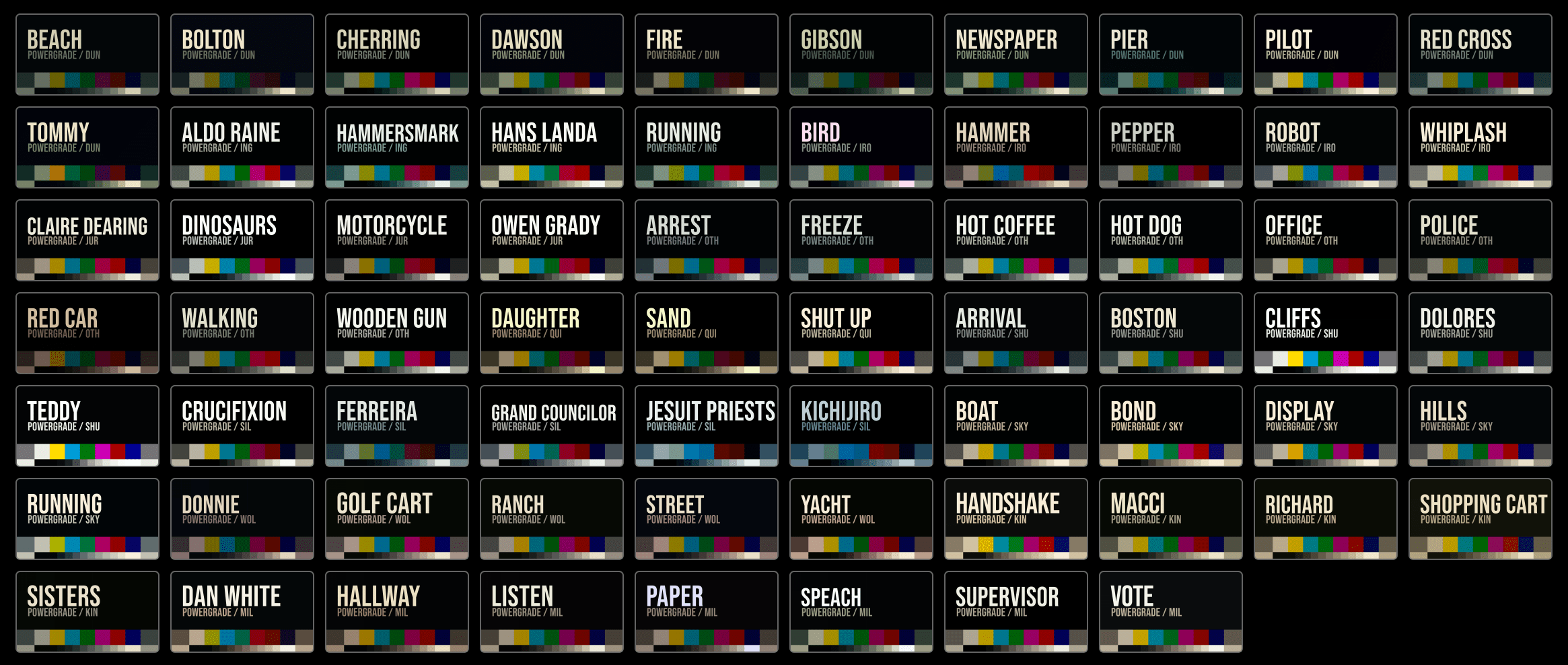 Mononodes - Soft 2 Strip 68个好莱坞电影风格蓝橙色调胶片模拟分级达芬奇调色节点 插件预设 第2张-素材湾丨精选海外优质设计素材资源 Mononodes - Soft 2 Strip 68个好莱坞电影风格蓝橙色调胶片模拟分级达芬奇调色节点 插件预设 sucaiwan.com