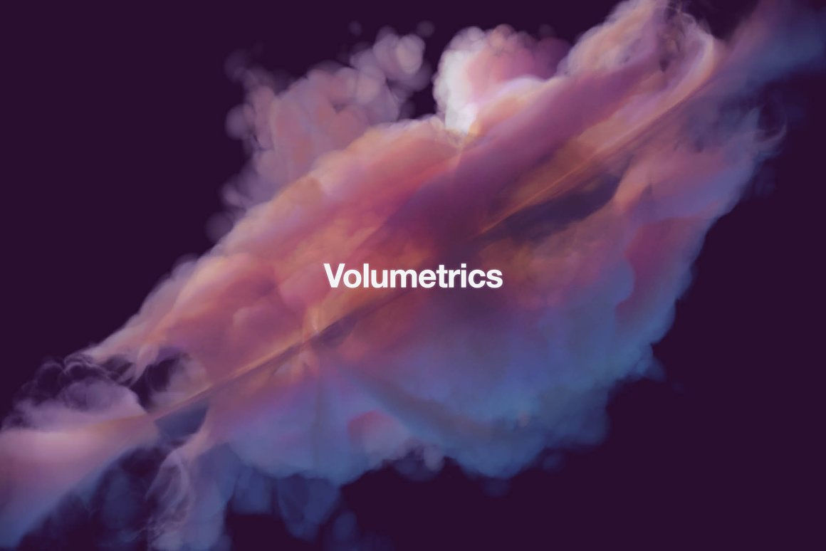 RuleByArt 25款3D创意蒸汽云朵喷雾雾气炫彩高清PNG免扣背景设计包 Volumetrics 25 Vapor Formations 图片素材 sucaiwan.com