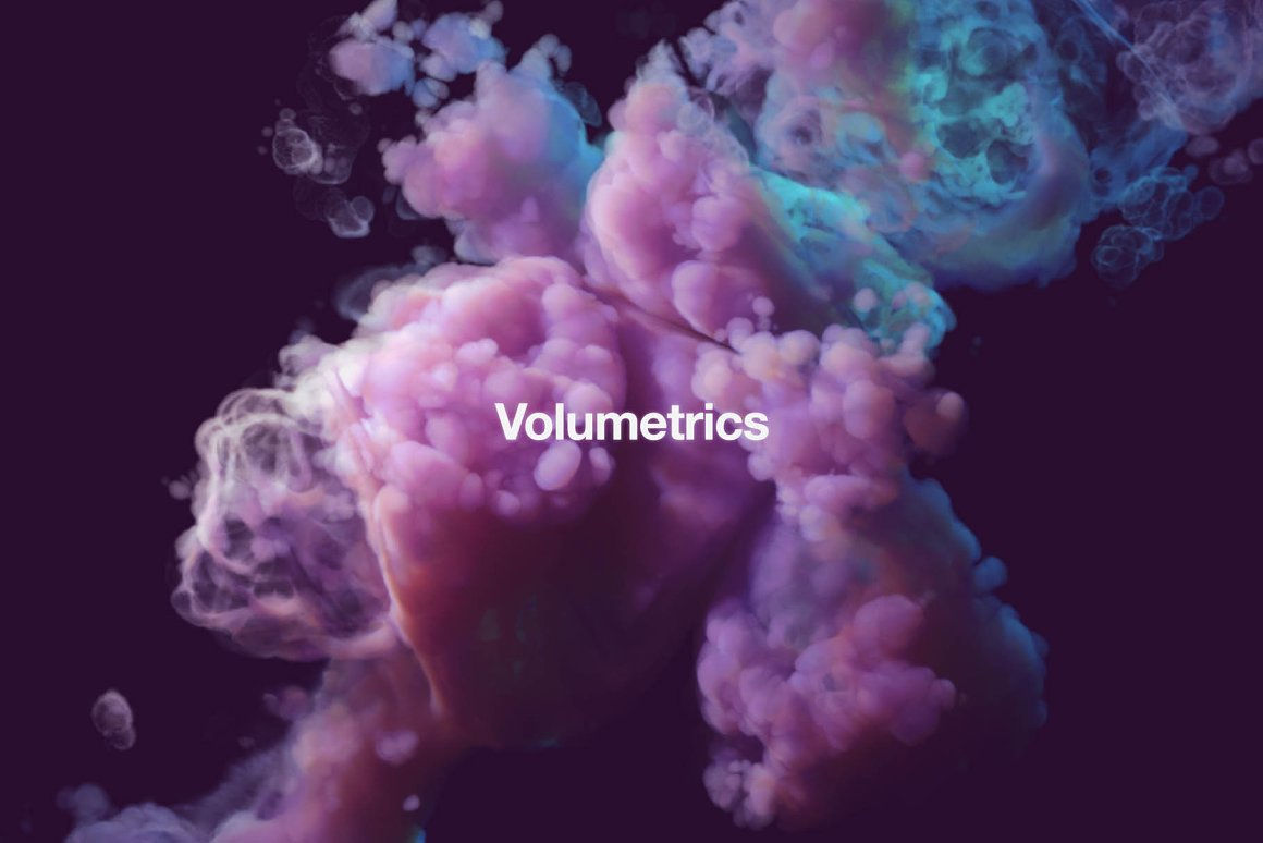 RuleByArt 25款3D创意蒸汽云朵喷雾雾气炫彩高清PNG免扣背景设计包 Volumetrics 25 Vapor Formations 图片素材 sucaiwan.com