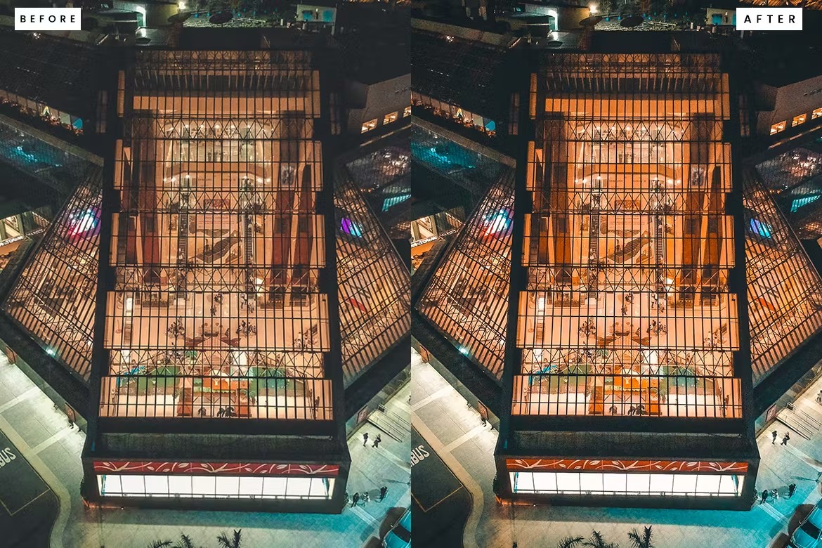 电影街道城市风光旅拍摄影后期调色Lightroom预设 Lightroom Presets für Flim Street 插件预设 sucaiwan.com