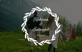 FCPX插件:9个爱情故事婚礼片尾浪漫片头婚礼主题标题插件Wedding Titles