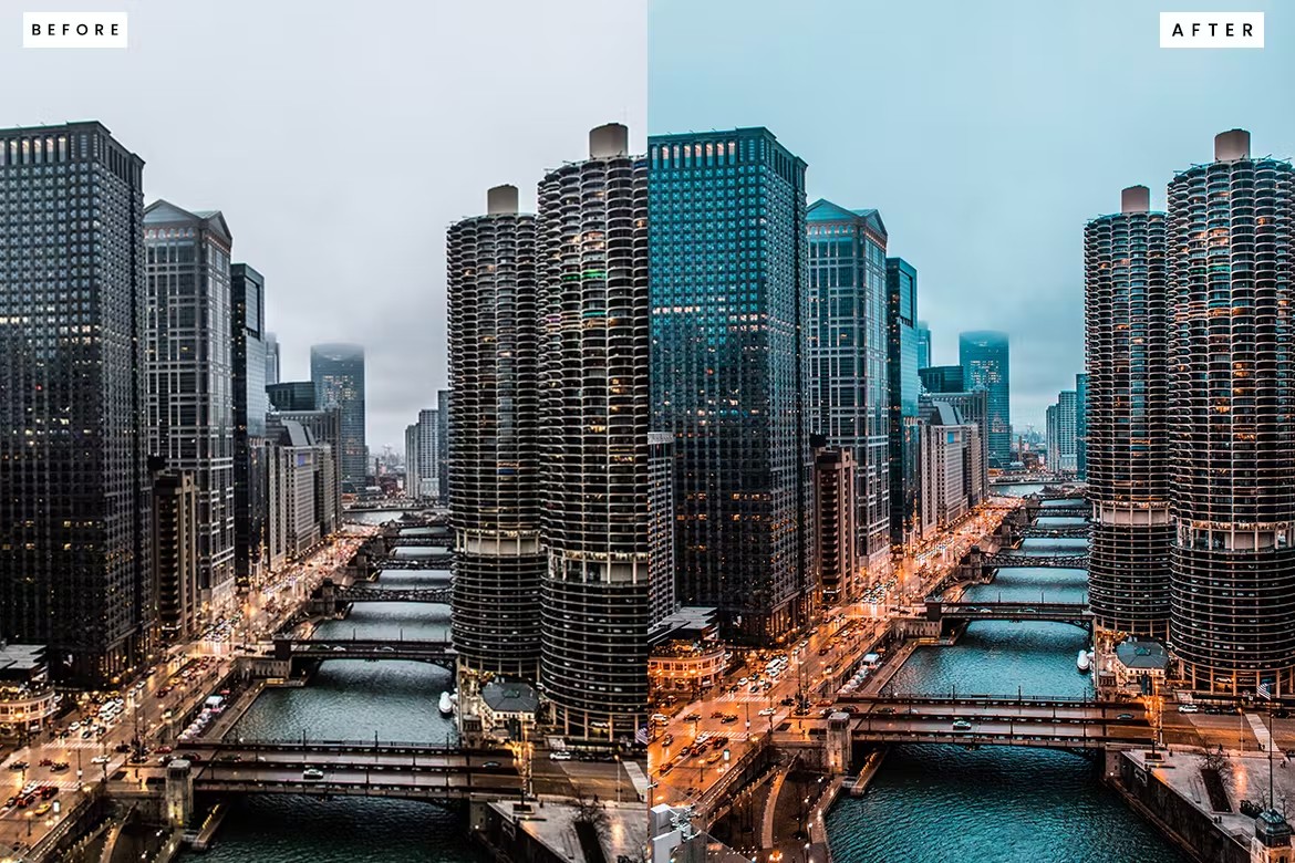 穆迪城市风景风光街拍摄影后期调色Lightroom预设 Moody City Lightroom Presets 插件预设 sucaiwan.com