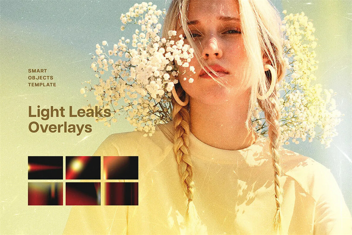 复古电影大片光晕烧伤灼烧图片照片后期处理特效PSD样机 Light Leaks Overlays Template , 第1张-素材湾丨精选海外优质设计素材资源 复古电影大片光晕烧伤灼烧图片照片后期处理特效PSD样机 Light Leaks Overlays Template , sucaiwan.com