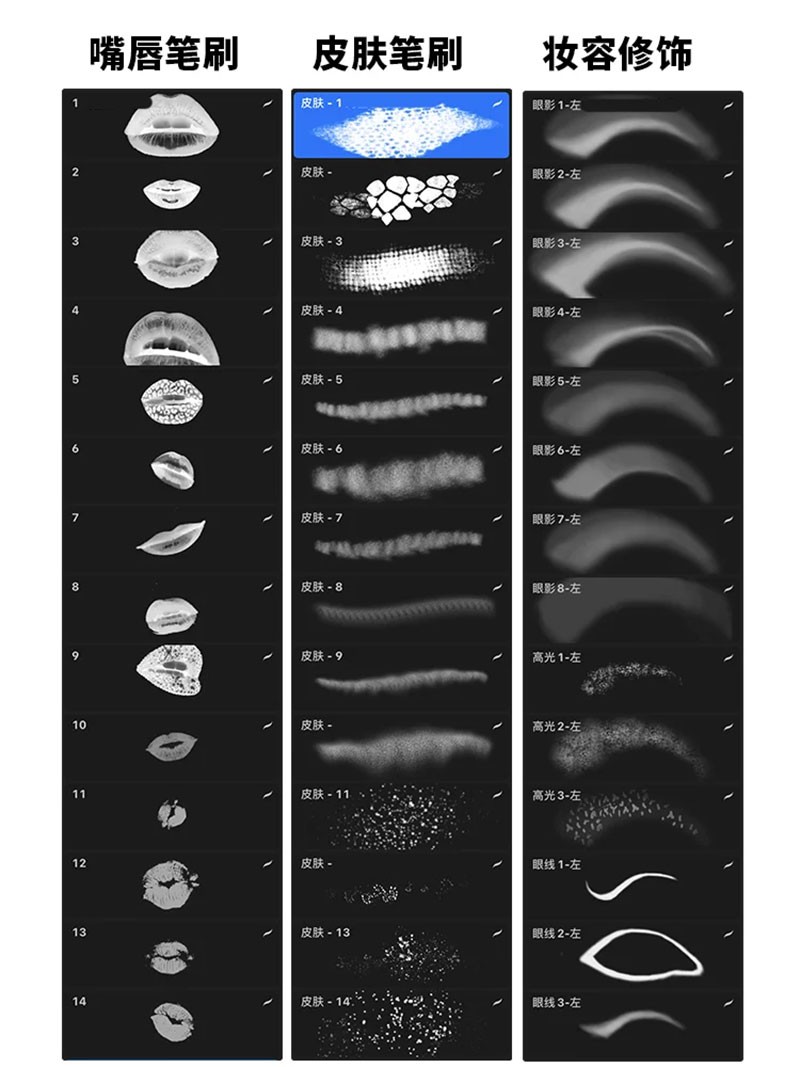 550+人像绘画PS+Procreate笔刷套装 , sucaiwan.com