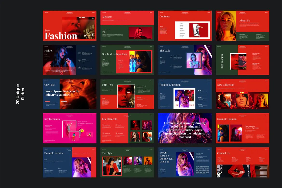 时尚品牌营销策划演示文稿设计ppt模板 Fashion Presentation PowerPoint Template , 第5张-素材湾丨精选海外优质设计素材资源 时尚品牌营销策划演示文稿设计ppt模板 Fashion Presentation PowerPoint Template , sucaiwan.com