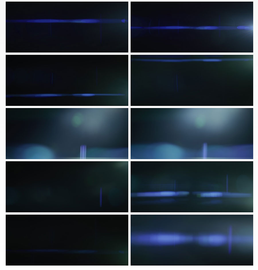Lens Distortions 高质量大胆蓝色条纹变形光学镜镜头晕耀斑电影4K视频素材 Cineovision 影视音频 sucaiwan.com