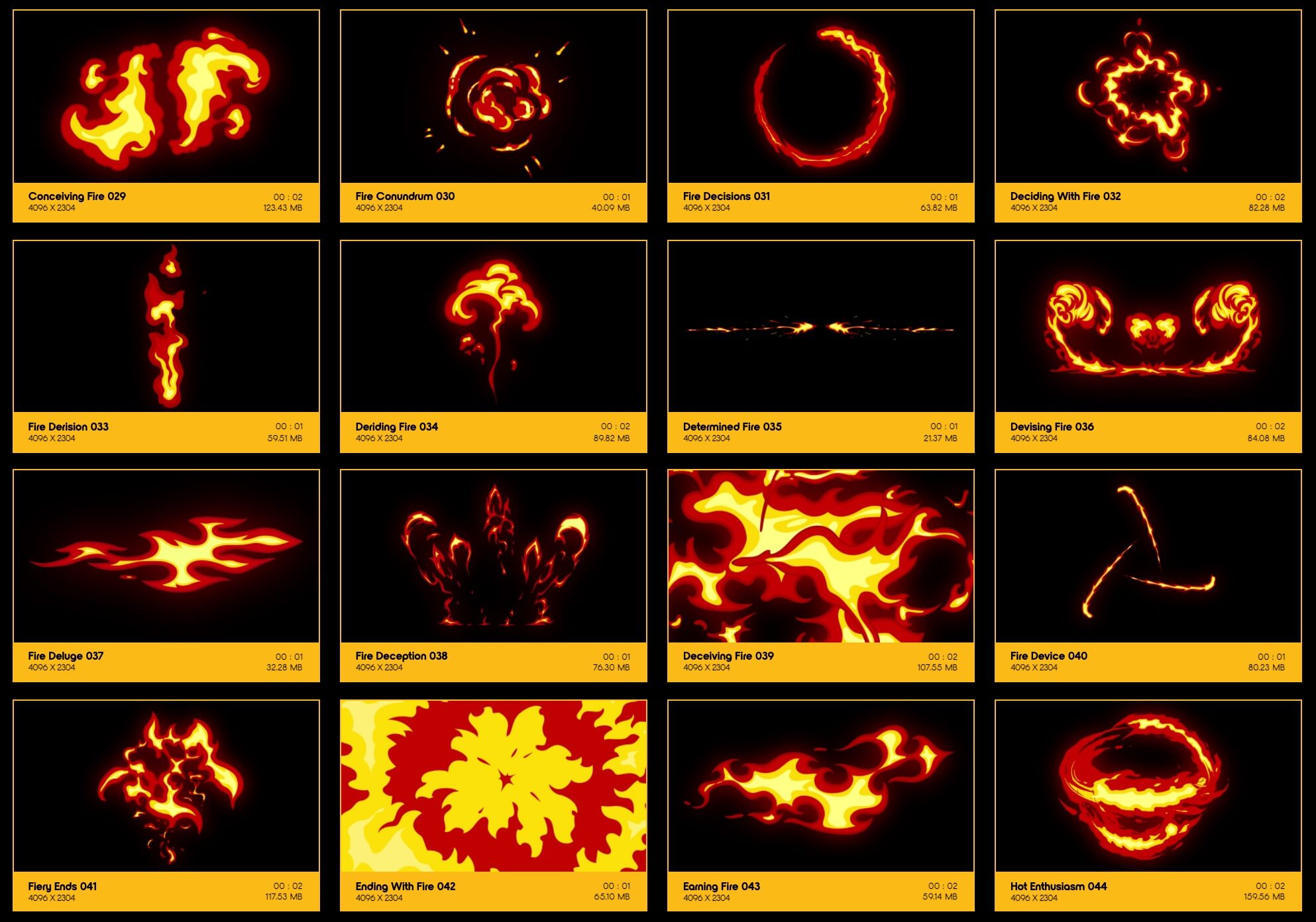 BusyBoxx 152个二维动漫卡通火焰燃烧MG动画有透明通道4K视频素材 Comic Fire FX 影视音频 第3张-素材湾丨精选海外优质设计素材资源 BusyBoxx 152个二维动漫卡通火焰燃烧MG动画有透明通道4K视频素材 Comic Fire FX 影视音频 sucaiwan.com