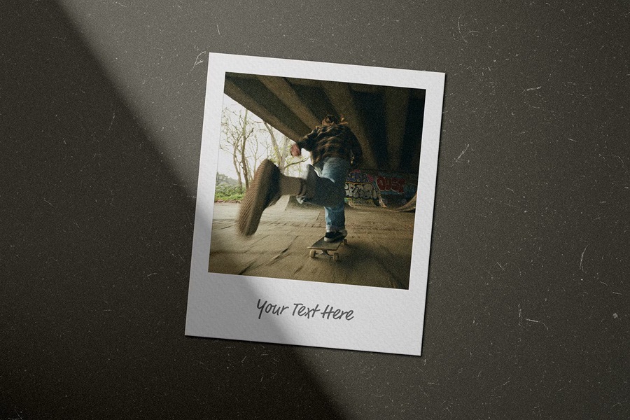 12组真实高品质宝丽来照片相框合集摄影时尚博主后期Photoshop设计模板Polaroid Frame Mockups Collection 样机素材 sucaiwan.com
