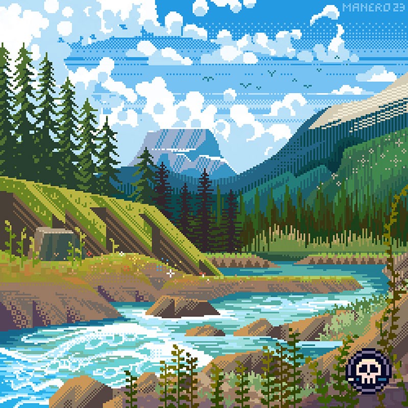 116+像素艺术绘画Procreate笔刷 , sucaiwan.com