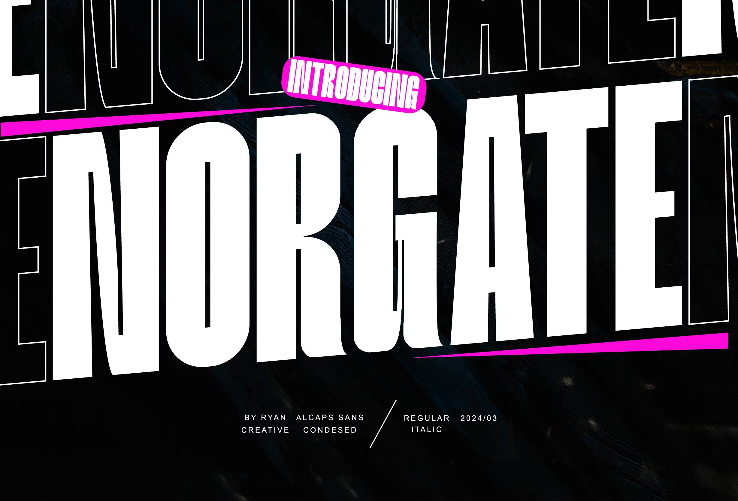 现代简洁时尚媒体海报杂志排版高大标题贴纸无衬线大写字体 Norgate - Condesed sans type 设计素材 sucaiwan.com