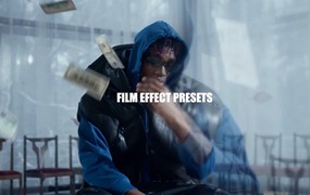 PR预设:30多种情绪音乐视觉短片胶片闪光玻璃慢快门效果预设