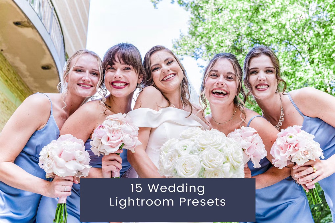 高级明亮欧美婚礼人像摄影后期调色Lightroom预设 15 Lightroom Presets für Hochzeiten 插件预设 第1张-素材湾丨精选海外优质设计素材资源 高级明亮欧美婚礼人像摄影后期调色Lightroom预设 15 Lightroom Presets für Hochzeiten 插件预设 sucaiwan.com