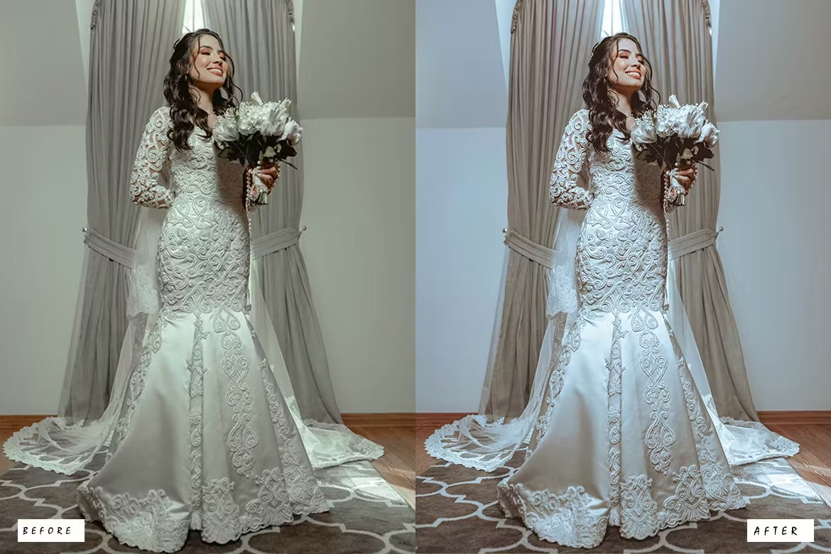 高级明亮欧美婚礼人像摄影后期调色Lightroom预设 15 Lightroom Presets für Hochzeiten 插件预设 第6张-素材湾丨精选海外优质设计素材资源 高级明亮欧美婚礼人像摄影后期调色Lightroom预设 15 Lightroom Presets für Hochzeiten 插件预设 sucaiwan.com