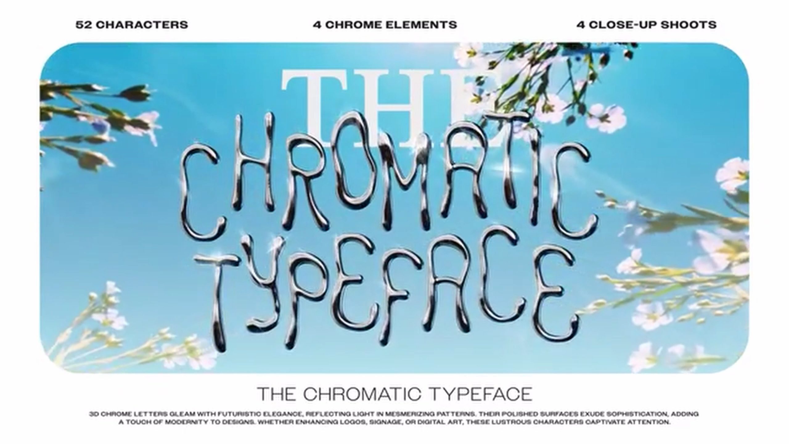 AE模板：4K时尚3D液态金属镀铬哥特字体扭曲效果MV音乐视频标题动画AE模板 影视音频 sucaiwan.com