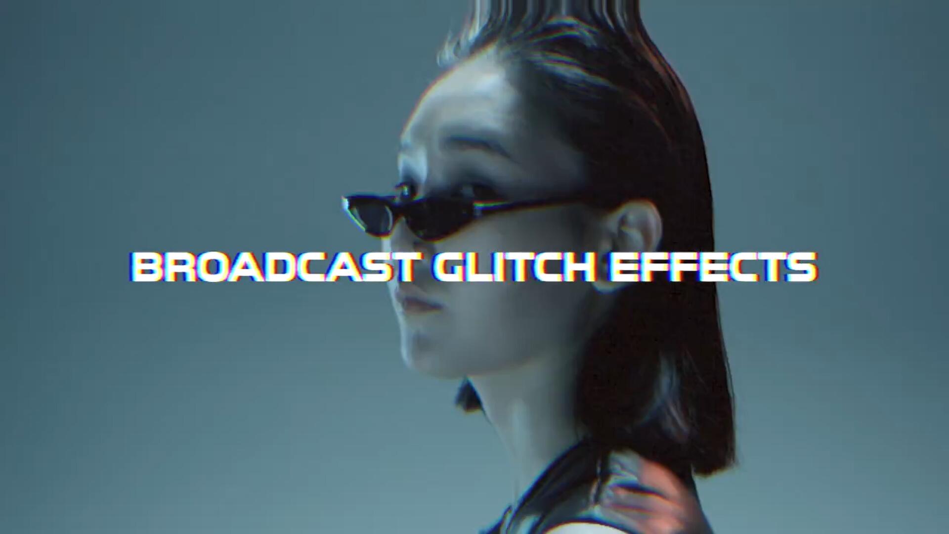 FCPX插件：12个新潮现代故障广播视差故障动态摇晃画面4K效果预设 , sucaiwan.com