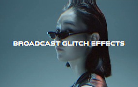 FCPX插件:12个新潮现代故障广播视差故障动态摇晃画面4K效果预设