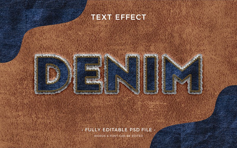10款牛仔布料效果图层样式PSD , sucaiwan.com