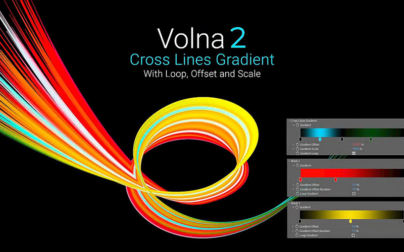 AE插件-Volna V2.4.8 Win中文汉化动态线条路径描边绘制生长动画 插件预设 sucaiwan.com