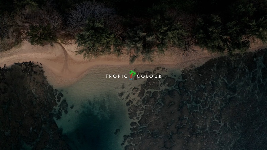 Tropic Colour 22分钟4K热带海滩航拍空中水波浪花后期调色灰片素材片段 Beaches Aerial Stock 影视音频 sucaiwan.com