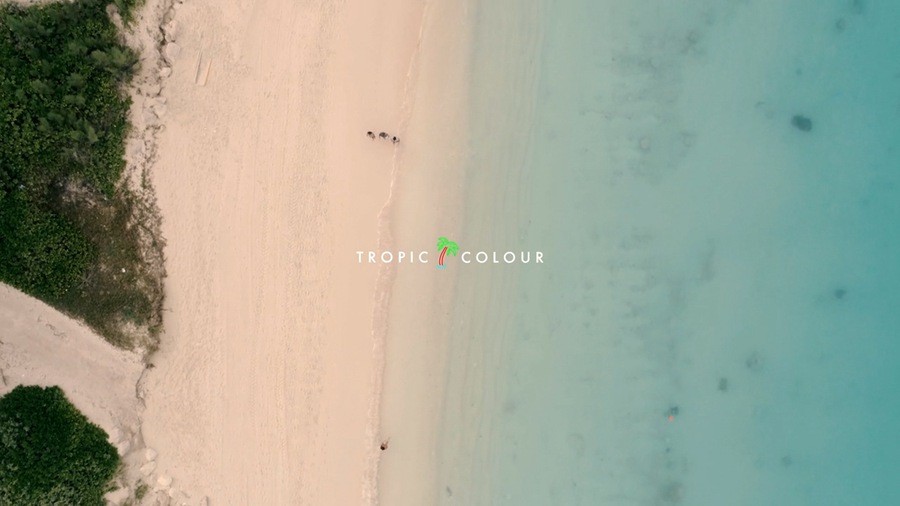 Tropic Colour 22分钟4K热带海滩航拍空中水波浪花后期调色灰片素材片段 Beaches Aerial Stock 影视音频 sucaiwan.com
