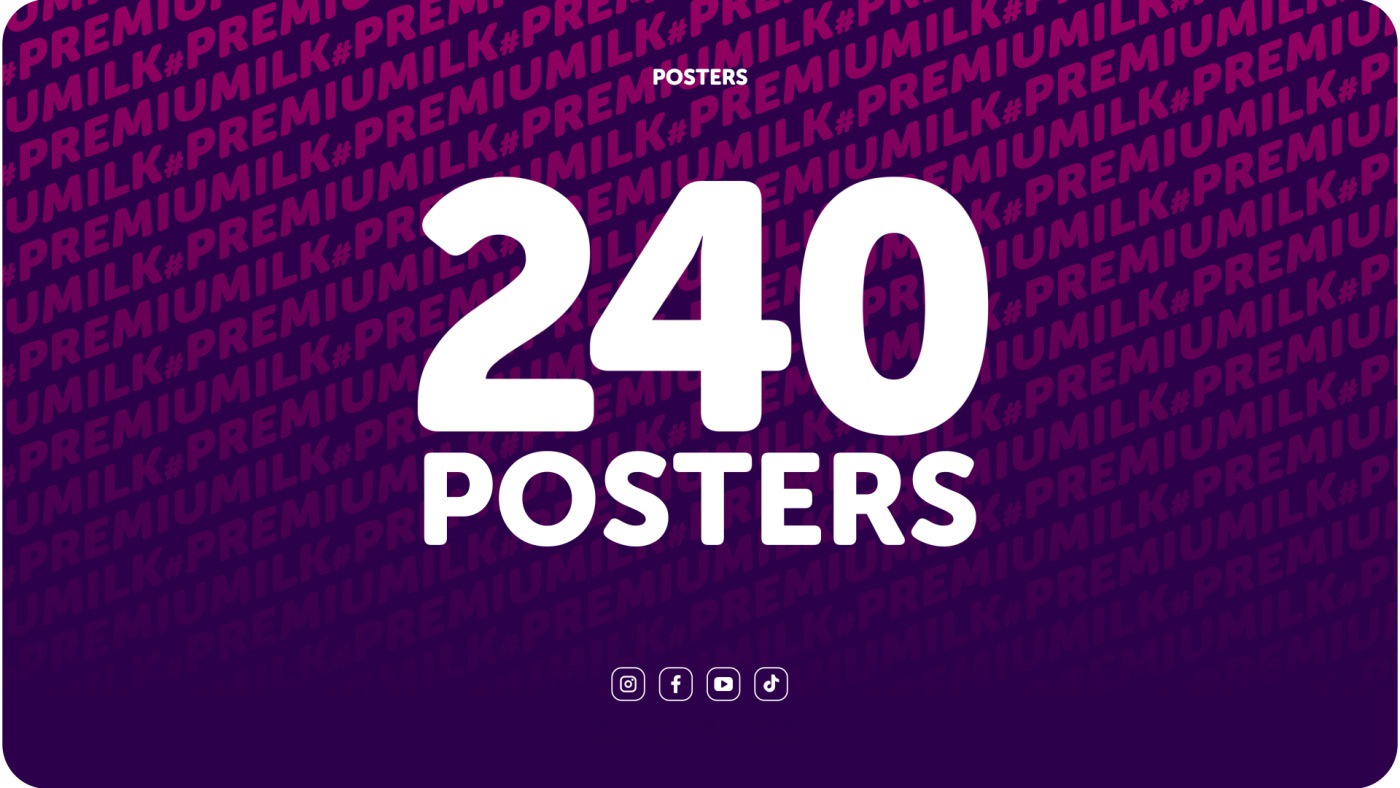 AE脚本模板-256个时尚彩色图形文字标题排版广告海报设计宣传动画 Posters Pack V8（PremiumBuilder） , sucaiwan.com