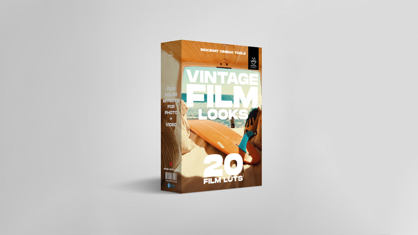 Sickboat 老式胶片色彩模拟电影镜头滤镜颗粒红色光晕LUTS调色预设 Vintage Film Looks | Film LUTS | Film Color Effects | Sickboat 插件预设 sucaiwan.com