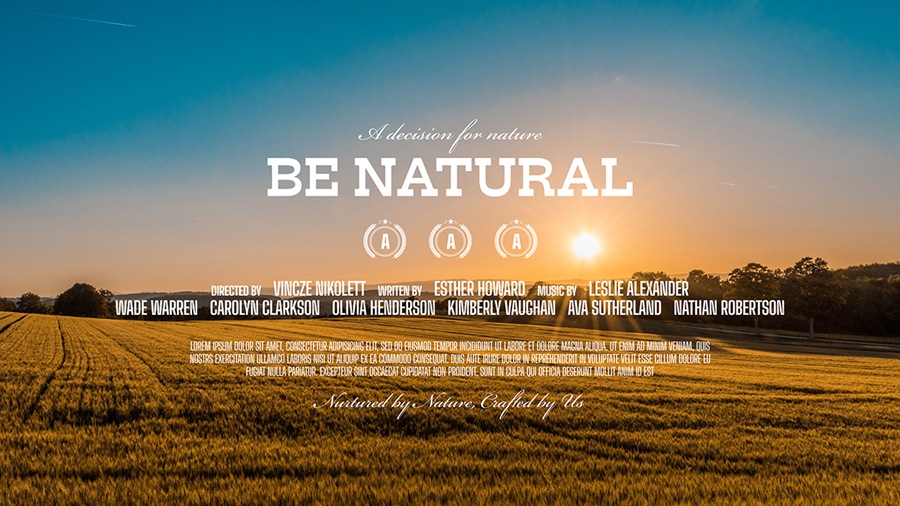 6款电影海报标题视频封面平面设计海报图形Photoshop模板 Cinematic Titles 图片素材 sucaiwan.com