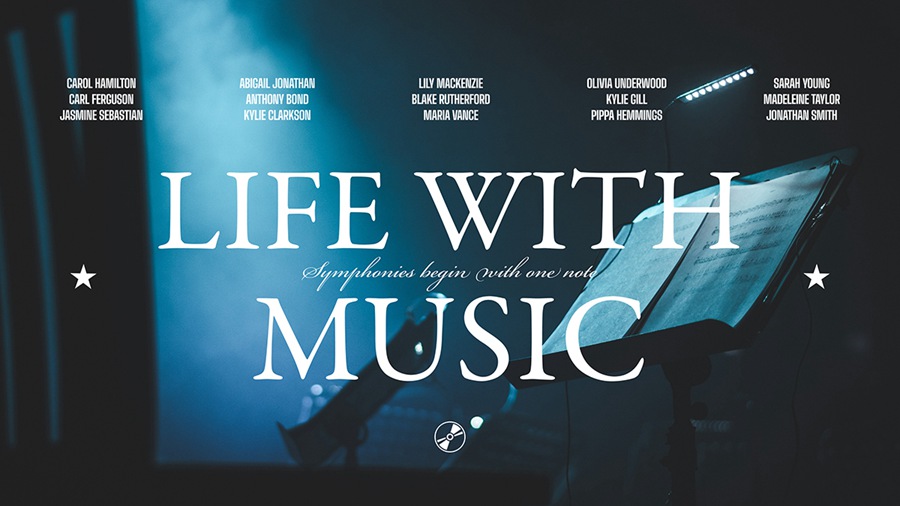 6款电影海报标题视频封面平面设计海报图形Photoshop模板 Cinematic Titles 图片素材 sucaiwan.com