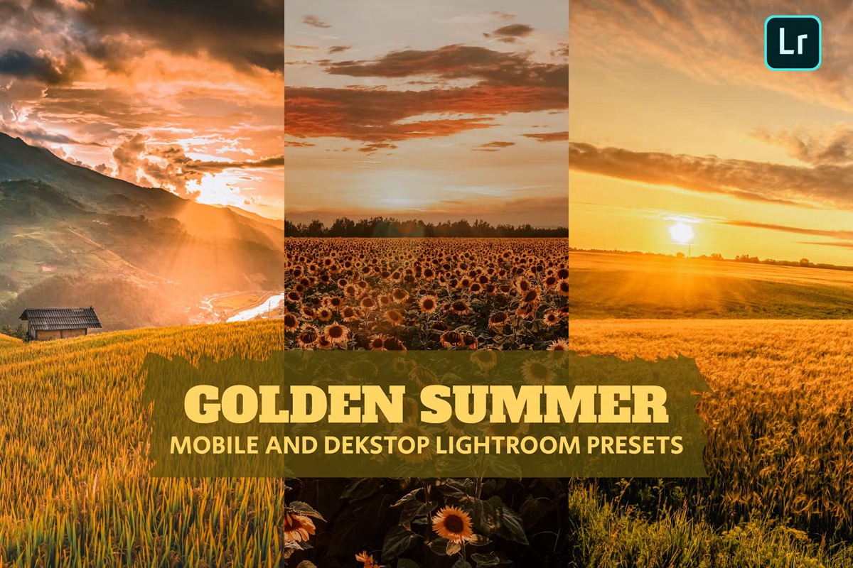 金黄夏日电影美学人像摄影后期调色Lightroom预设 Golden Summer Lightroom Presets für Desktop und Handy 插件预设 第1张-素材湾丨精选海外优质设计素材资源 金黄夏日电影美学人像摄影后期调色Lightroom预设 Golden Summer Lightroom Presets für Desktop und Handy 插件预设 sucaiwan.com