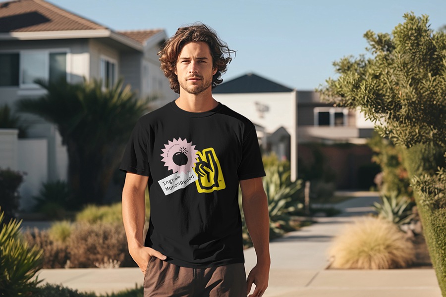 18款城市都市模特穿搭T恤短袖服装印花设计展示PSD样机T-Shirt Mockup Stylish Models 样机素材 sucaiwan.com