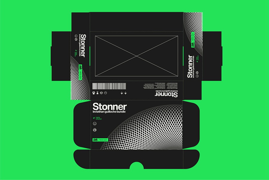 224款抽象几何网格扭曲波浪复古插画logo贴纸背景纹理AI矢量设计套装Stonner Leviathan Guilloche Bundle . 第5张-素材湾丨精选海外优质设计素材资源 224款抽象几何网格扭曲波浪复古插画logo贴纸背景纹理AI矢量设计套装Stonner Leviathan Guilloche Bundle . sucaiwan.com