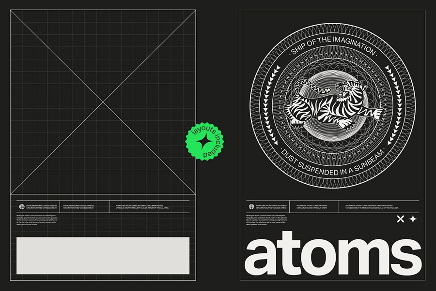 224款抽象几何网格扭曲波浪复古插画logo贴纸背景纹理AI矢量设计套装Stonner Leviathan Guilloche Bundle . 第7张-素材湾丨精选海外优质设计素材资源 224款抽象几何网格扭曲波浪复古插画logo贴纸背景纹理AI矢量设计套装Stonner Leviathan Guilloche Bundle . sucaiwan.com