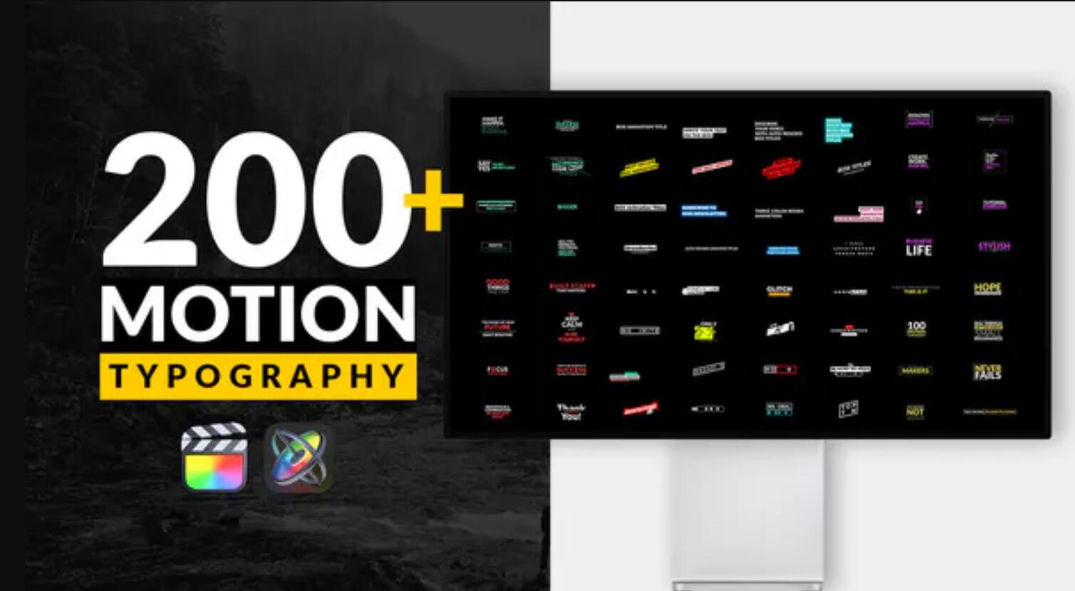 FCPX插件:创意抽象动力学时尚循环错版动态美学背景文字标题排版效果 , 第1张-素材湾丨精选海外优质设计素材资源 FCPX插件:创意抽象动力学时尚循环错版动态美学背景文字标题排版效果 , sucaiwan.com