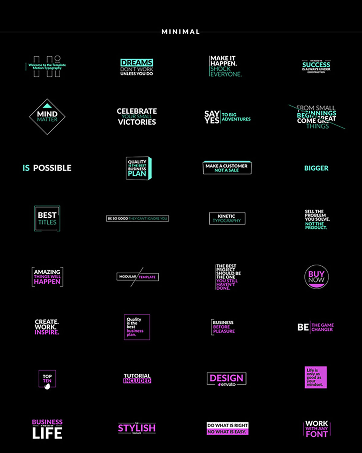 FCPX插件:创意抽象动力学时尚循环错版动态美学背景文字标题排版效果 , 第3张-素材湾丨精选海外优质设计素材资源 FCPX插件:创意抽象动力学时尚循环错版动态美学背景文字标题排版效果 , sucaiwan.com