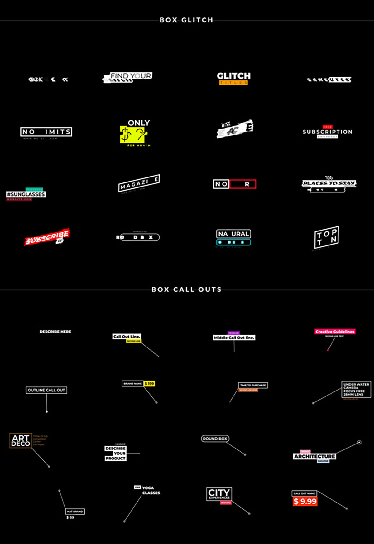 FCPX插件:创意抽象动力学时尚循环错版动态美学背景文字标题排版效果 , 第6张-素材湾丨精选海外优质设计素材资源 FCPX插件:创意抽象动力学时尚循环错版动态美学背景文字标题排版效果 , sucaiwan.com