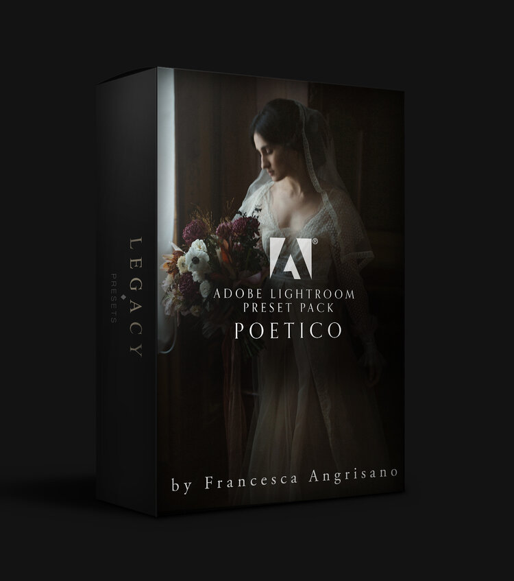 LR/PS预设-传统婚礼人像柔和氛围Lightroom预设 Legacy Presets-Francesca Angrisano-Poetico 插件预设 sucaiwan.com
