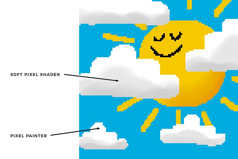 Procreate像素艺术画笔 , sucaiwan.com